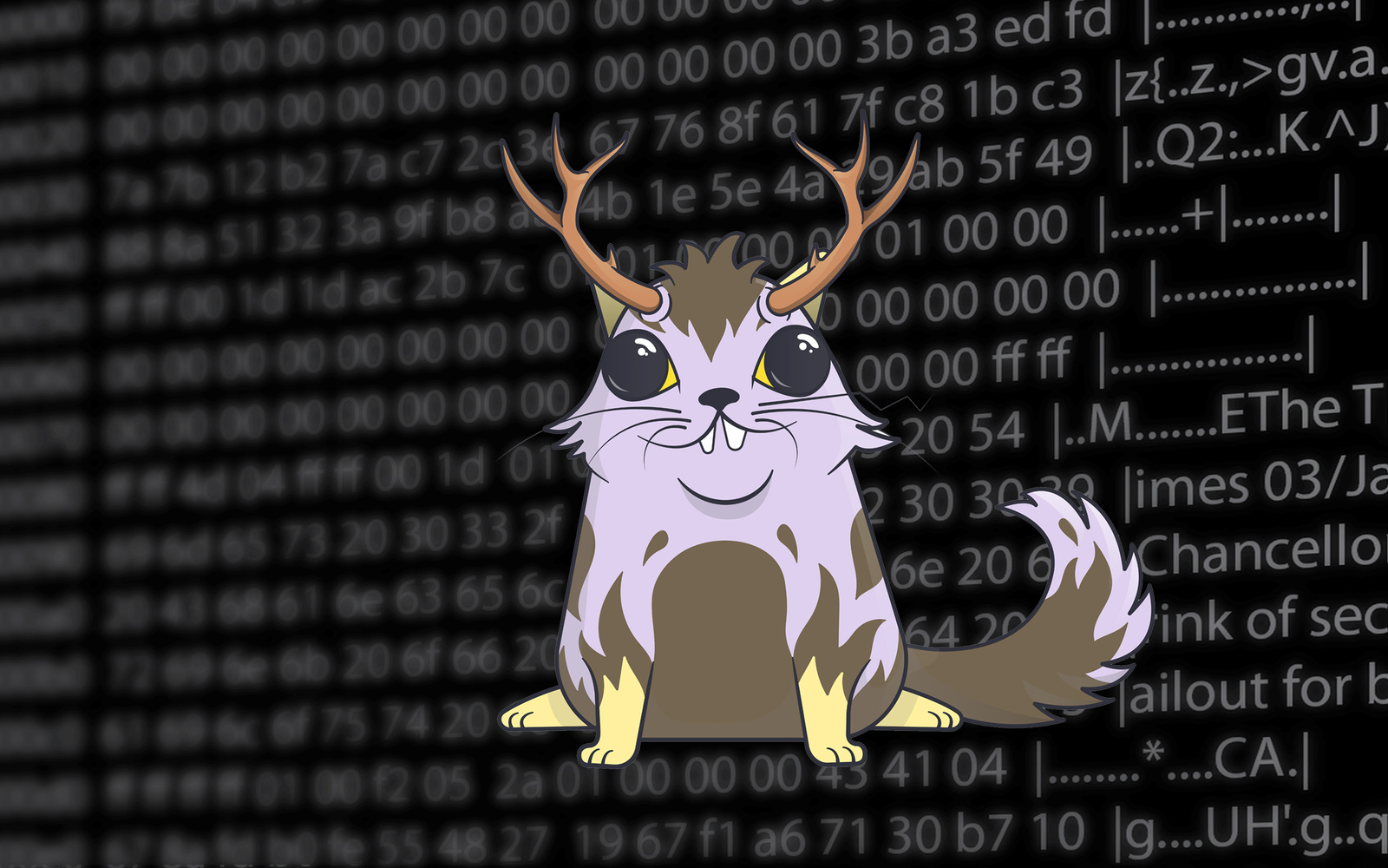 Die Graphik zeigt eine sogenannte Kryptokittie