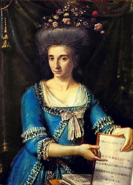 Painting of the composer Maria Rosa Coccia 