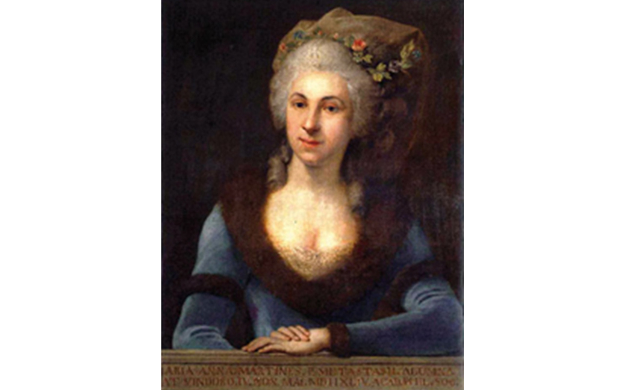 Gemälde der Komponistin Marianna von Martines
