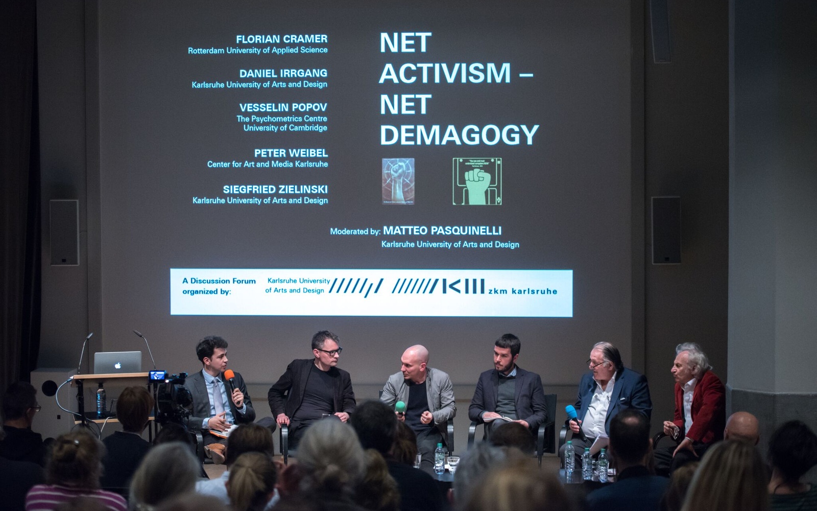 Podiumsrunde bei »Net Activism – Net Demagogy« 