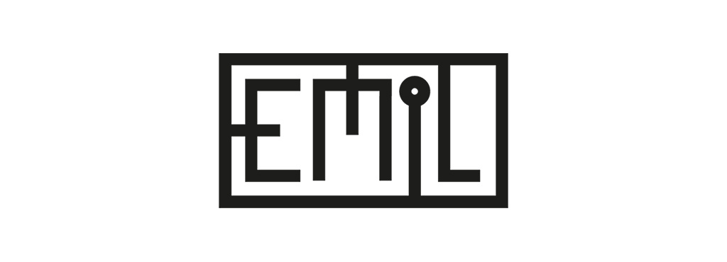 Schwarz-weißes Logo des Projektes »Bereitstellung von Multimedia-Objekten durch Emulation«