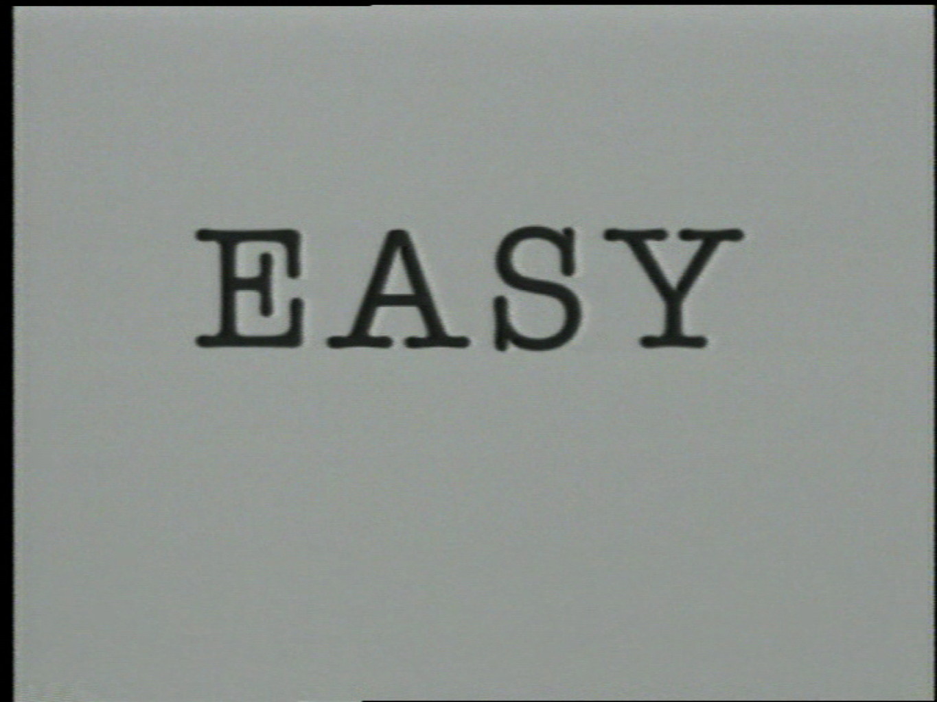 Easy Piece