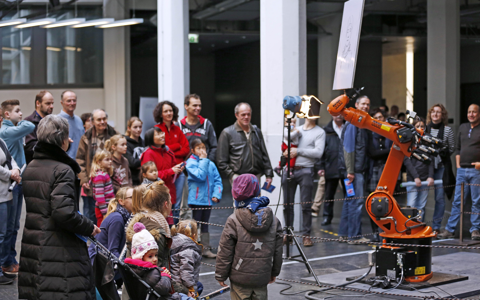 Robolab am Tag der offenen Tür 2015 im ZKM