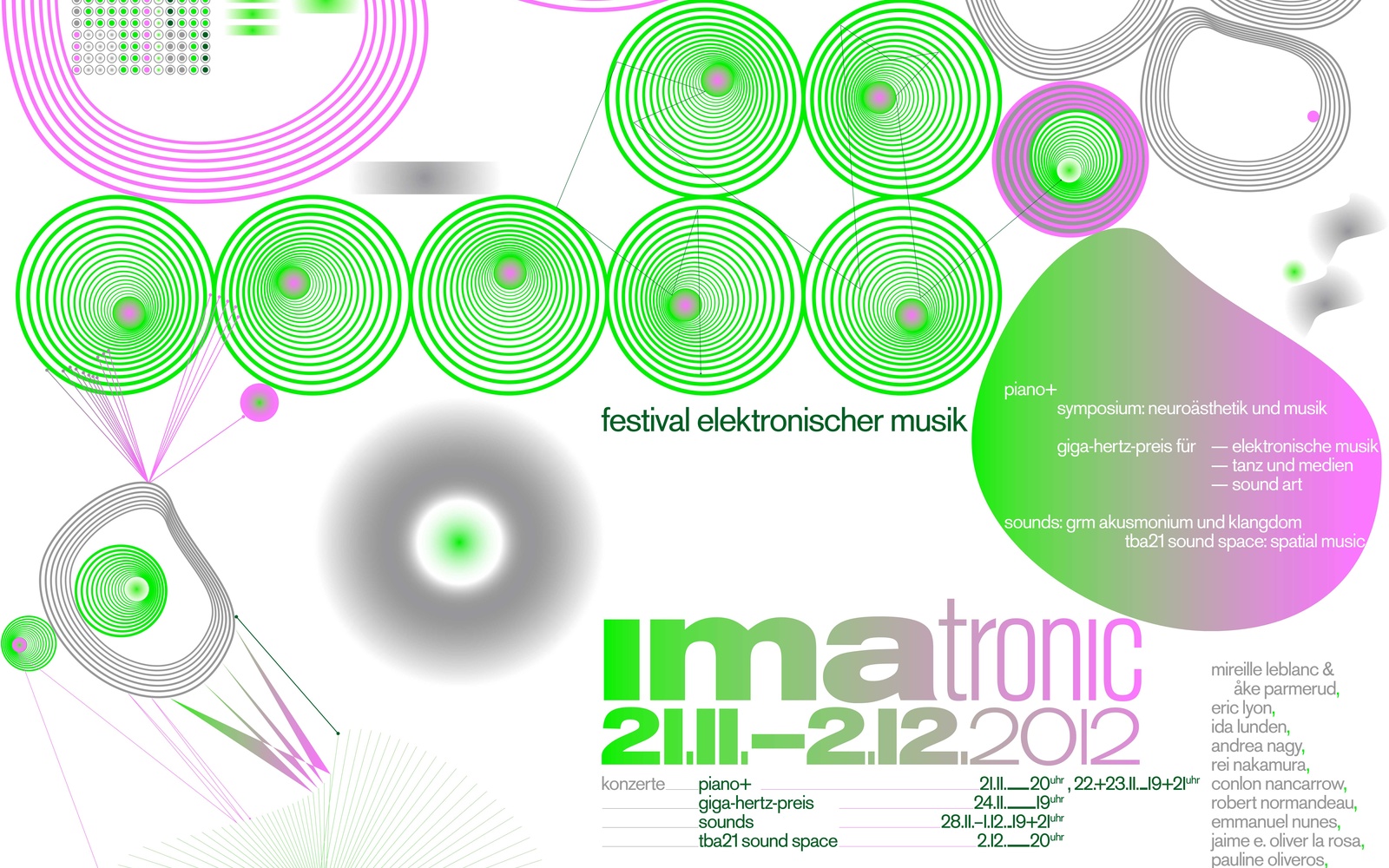 Webbanner IMATRONIC 2012 am ZKM | Karlsruhe