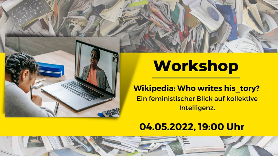 Zu sehen ist eine schreibende Person, die an einem Videogespräch teilnimmt.
