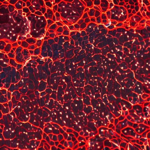 KI-generiertes rotes Adermuster
