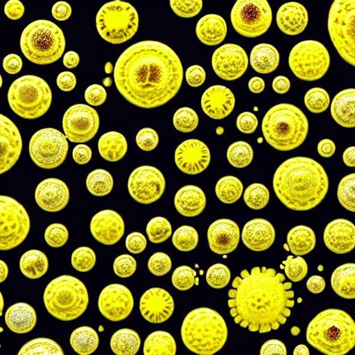 AI generated yellow structure