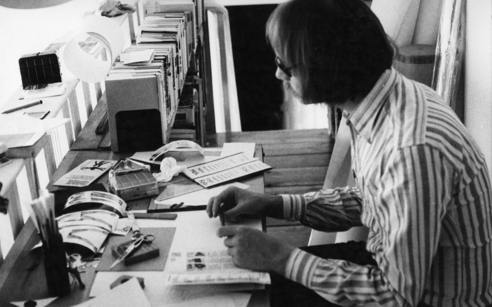 Portrait of Christian Chruxin at work