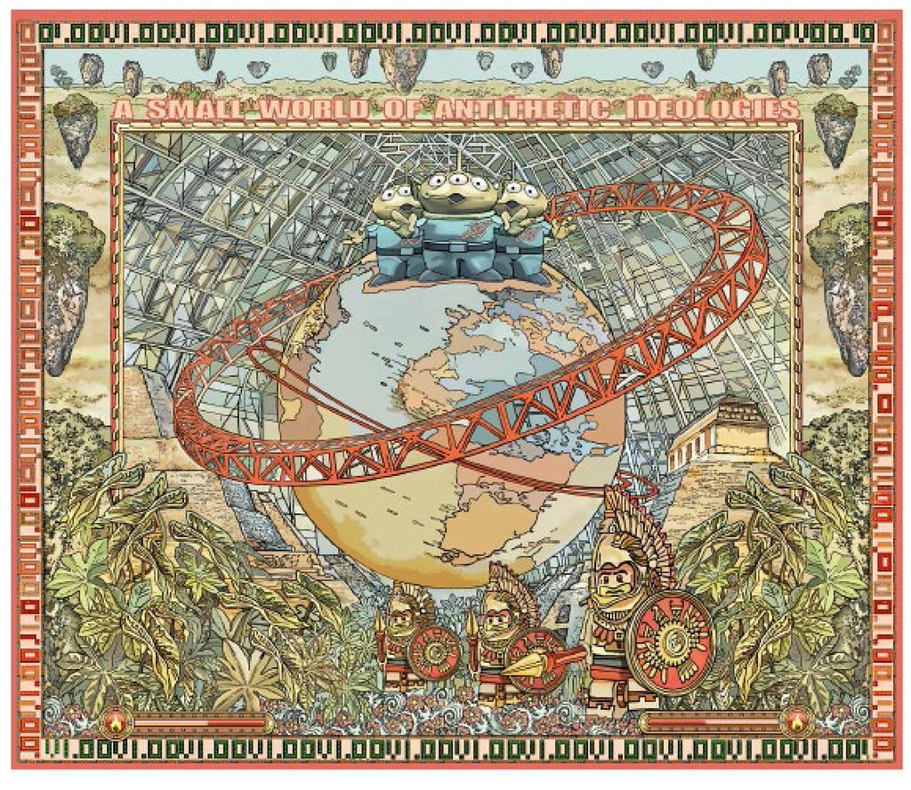 Kleine Welt der gegensätzlichen Ideologien