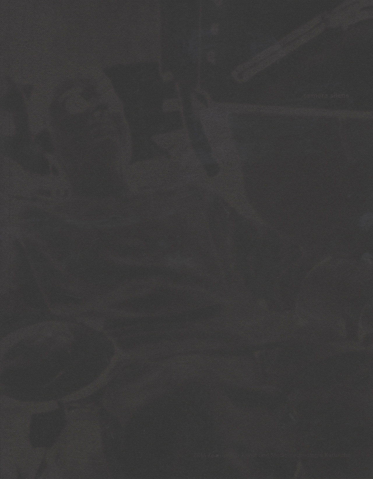 Cover of the publication »Camera Silens«