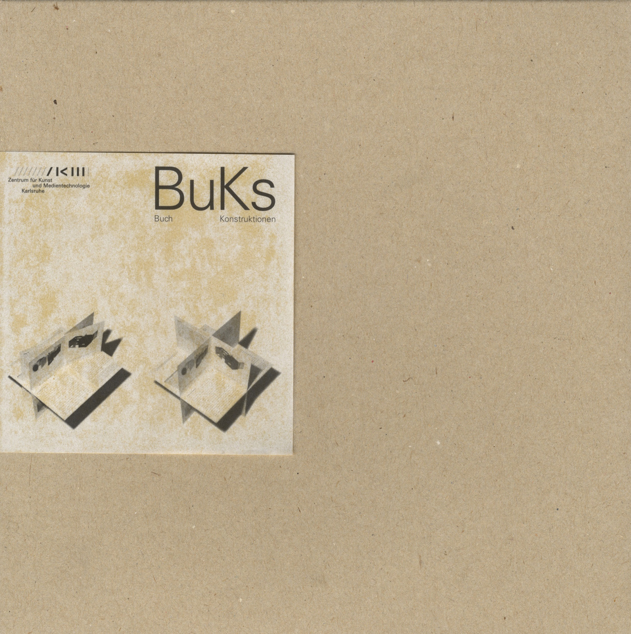 Cover of the publication »BuKs. Buch Konstruktionen«