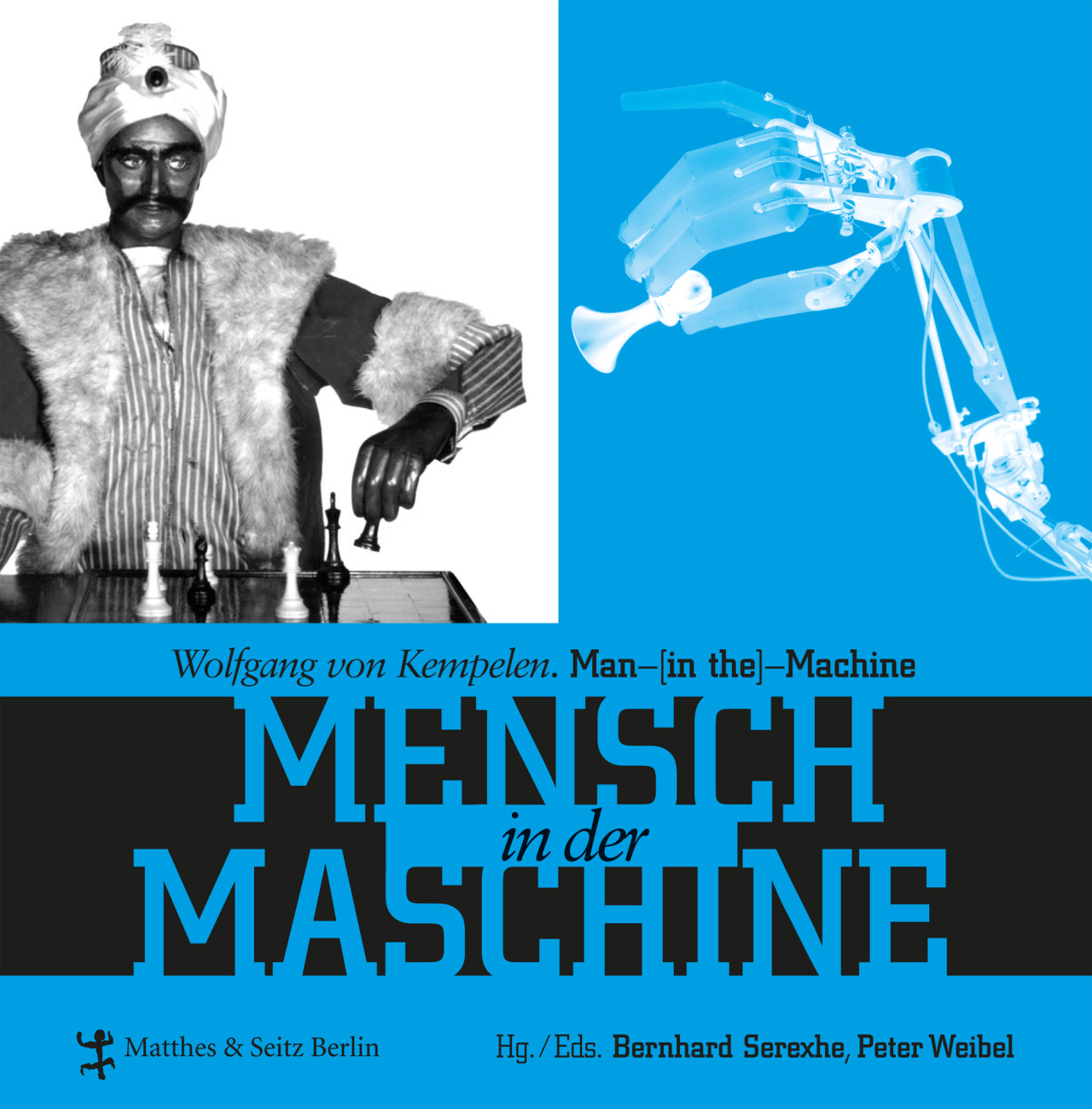 Cover der Publikation »Wolfgang von Kempelen. Mensch in der Maschine / Man in the Machine«