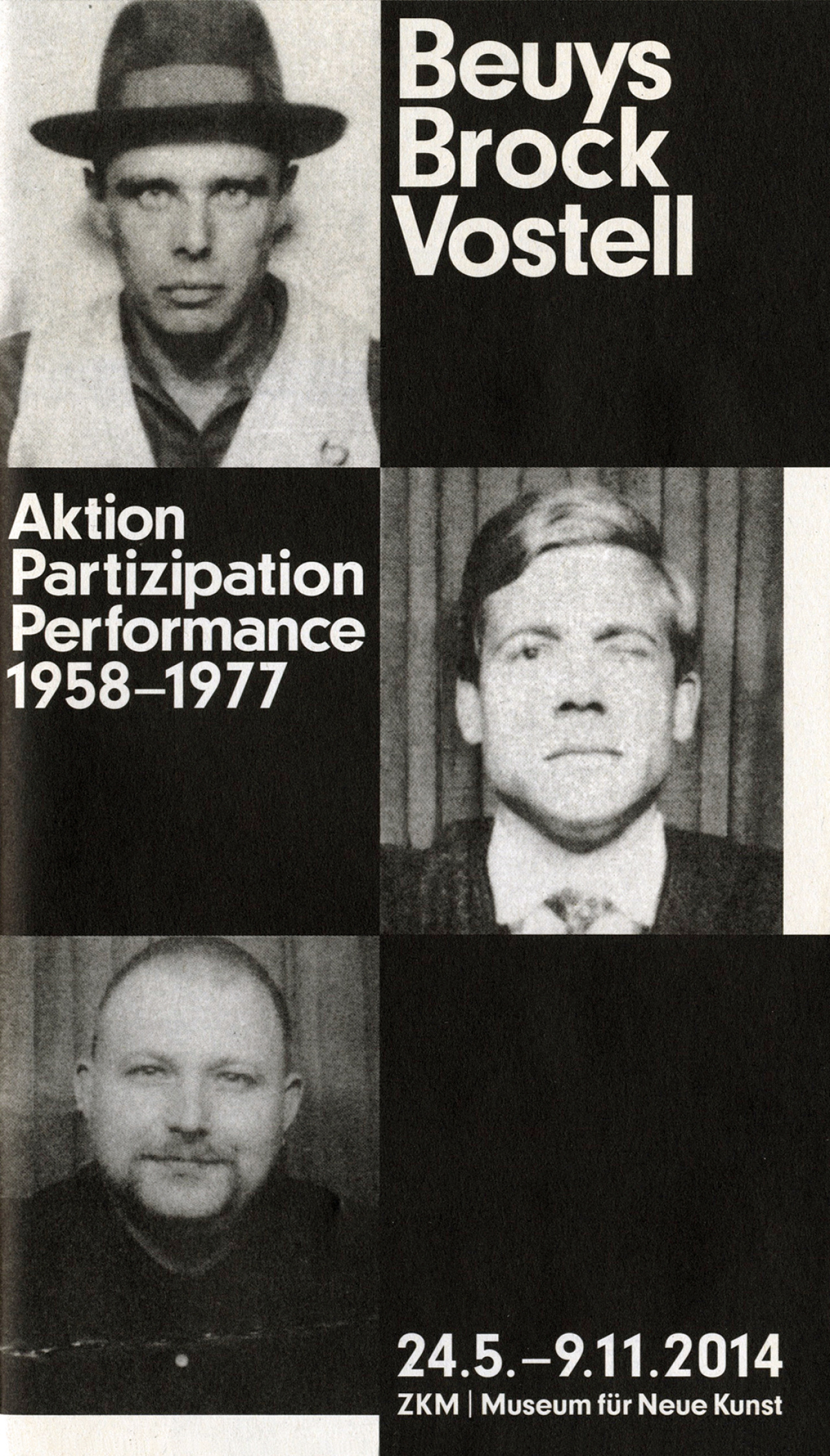 Cover der Publikation »Beuys Brock Vostell«