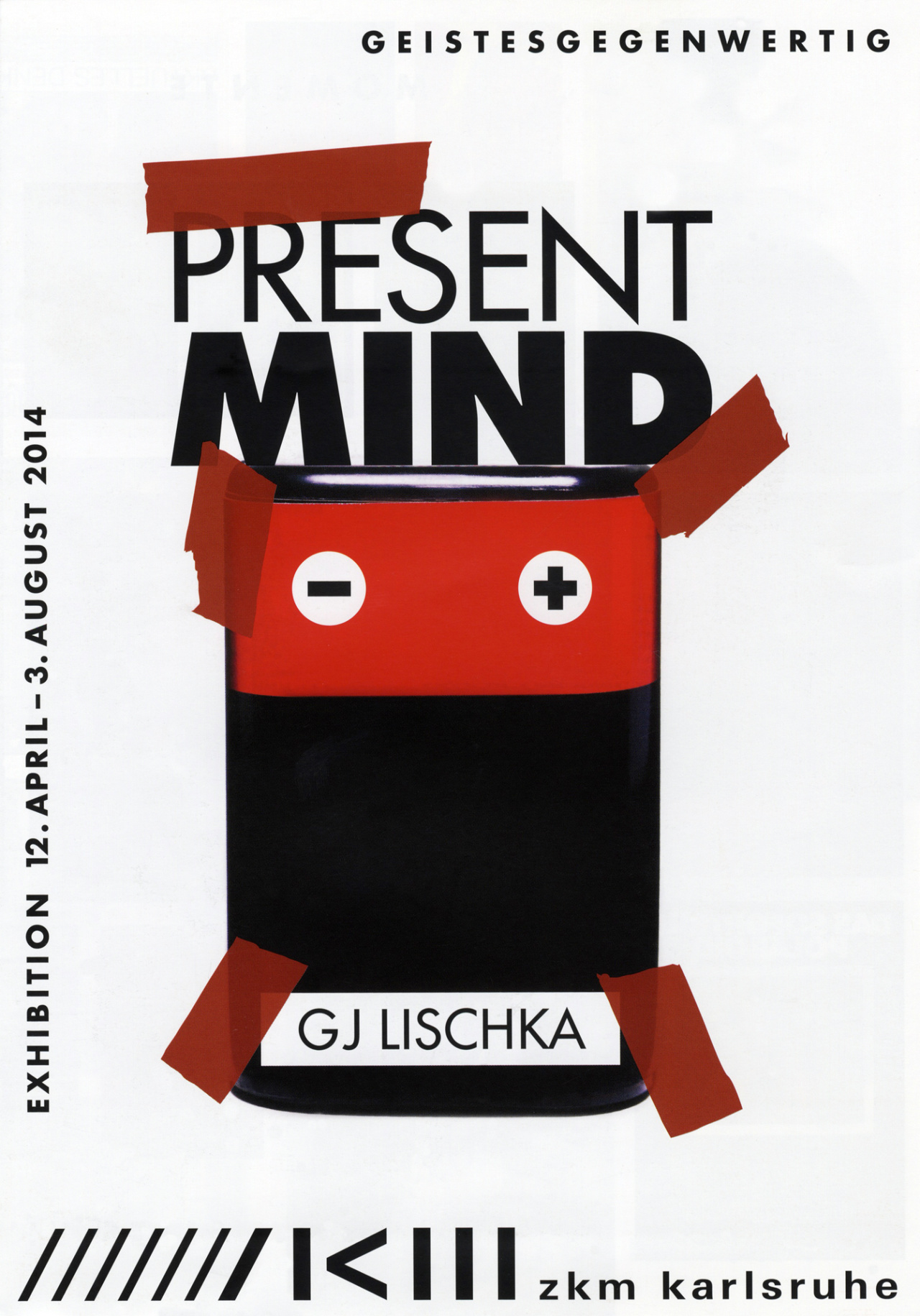 Cover der Publikation »GJ Lischka: Present Mind / Geistesgegenwertig« 