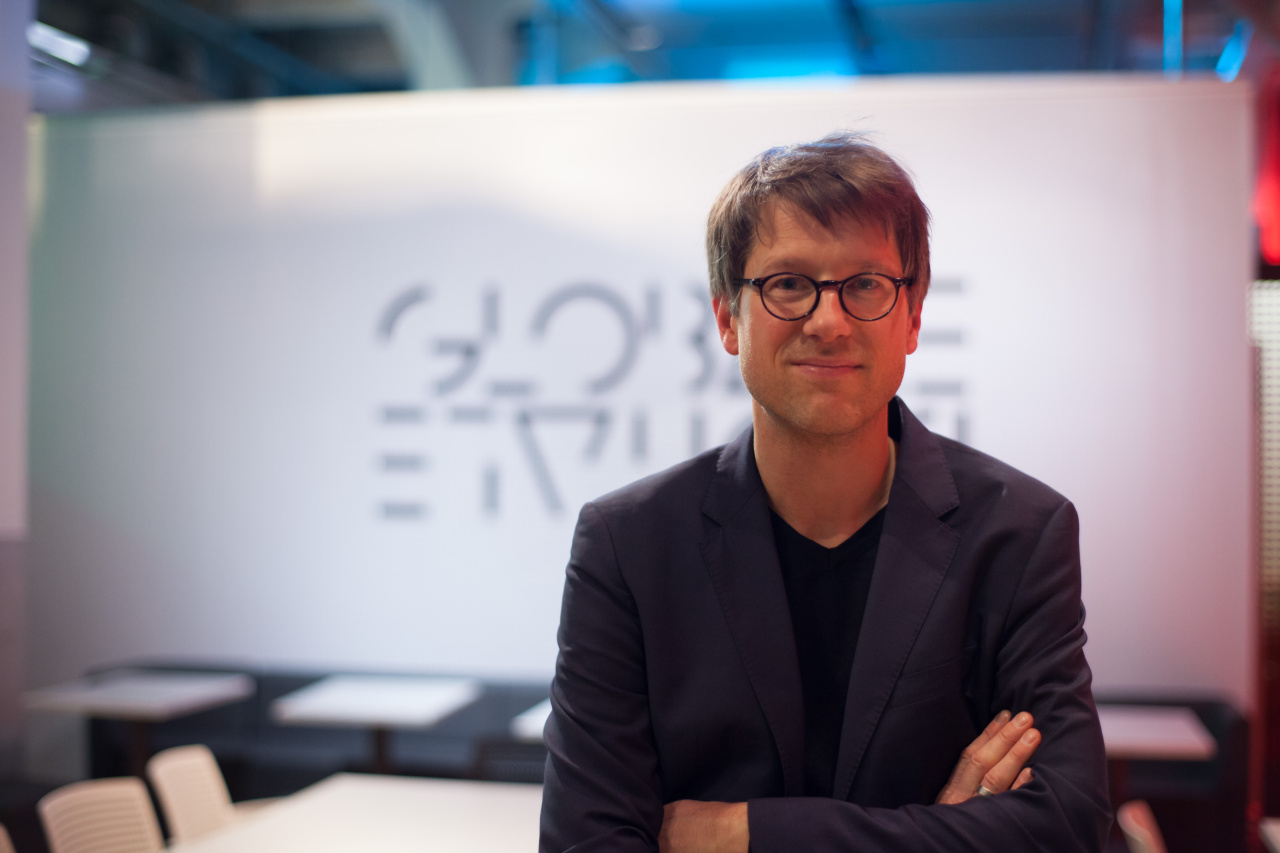 Portrait of a man with glasses