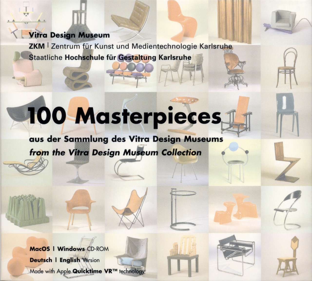 Cover der Publikation »100 Masterpieces aus der Sammlung des Vitra Design Museums«