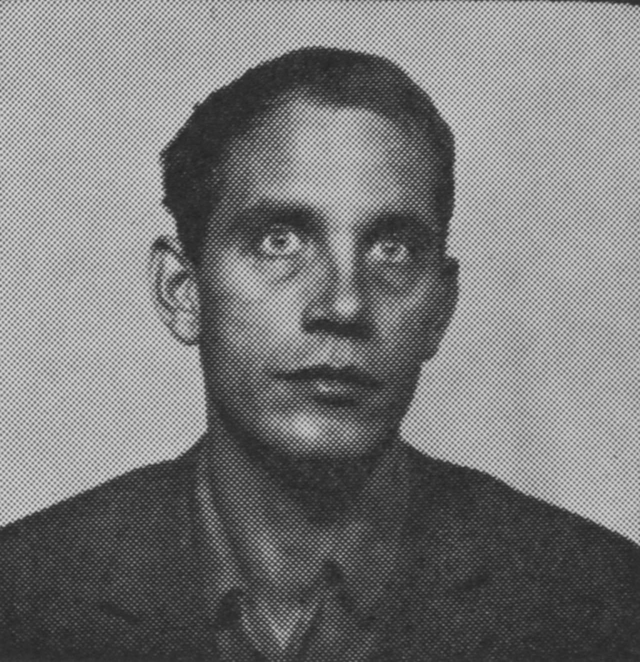 Portrait von Reinhard Döhl, aus dem Katalog 16 4 66, 1966