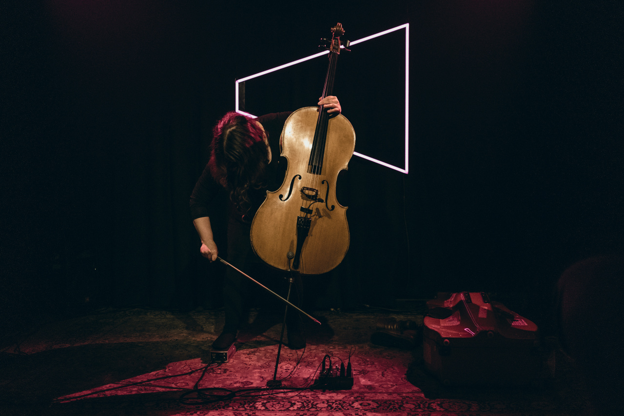 Judith Hamann at a performance
