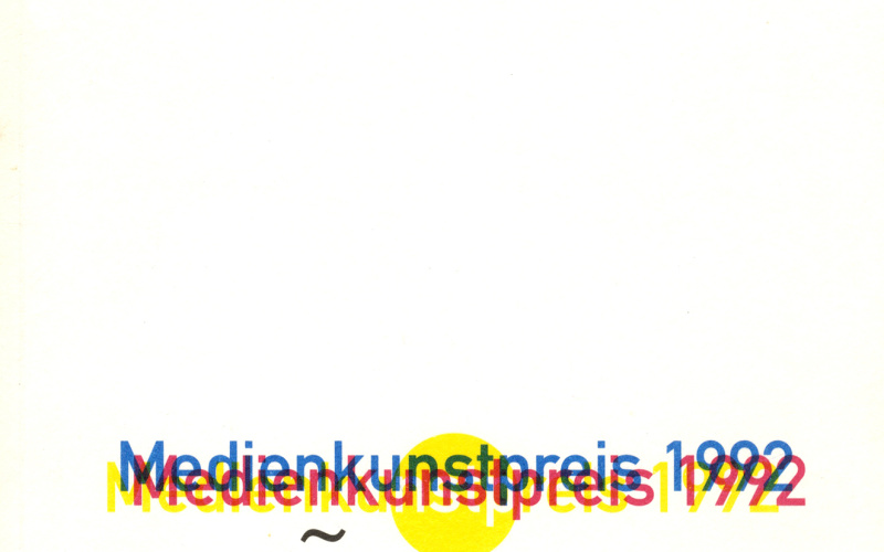 Cover der Publikation »Medienkunstpreis 1992«