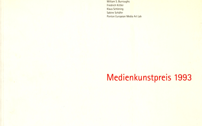 Cover der Publikation »Medienkunstpreis 1993«