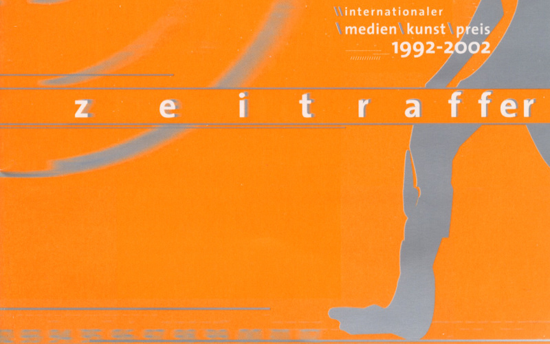 Cover der Publikation »Zeitraffer / Time Lapse. Internationaler Medienkunstpreis 1992–2002«