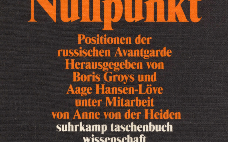 Cover der Publikation »Am Nullpunkt«