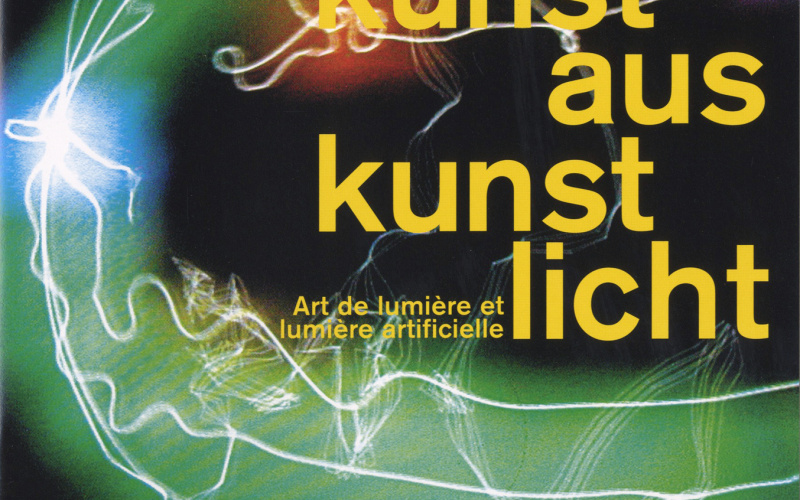 Cover der Publikation »Lichtkunst aus Kunstlicht / Art lumière et lumière arificielle«