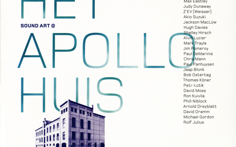 Cover der Publikation »Sound Art @ Het Apollohuis«