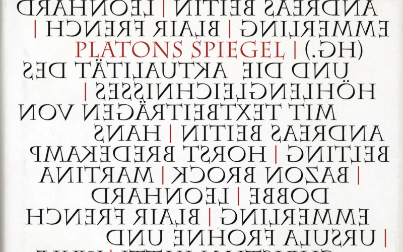 Cover der Publikation »Mischa Kuball: Platons Spiegel«