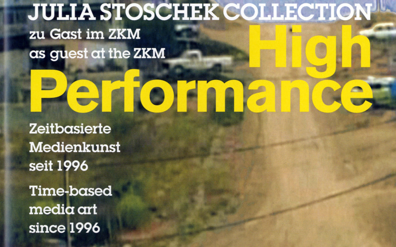 Cover of the publication »High Performance. Julia Stoschek Collection zu Gast im ZKM«