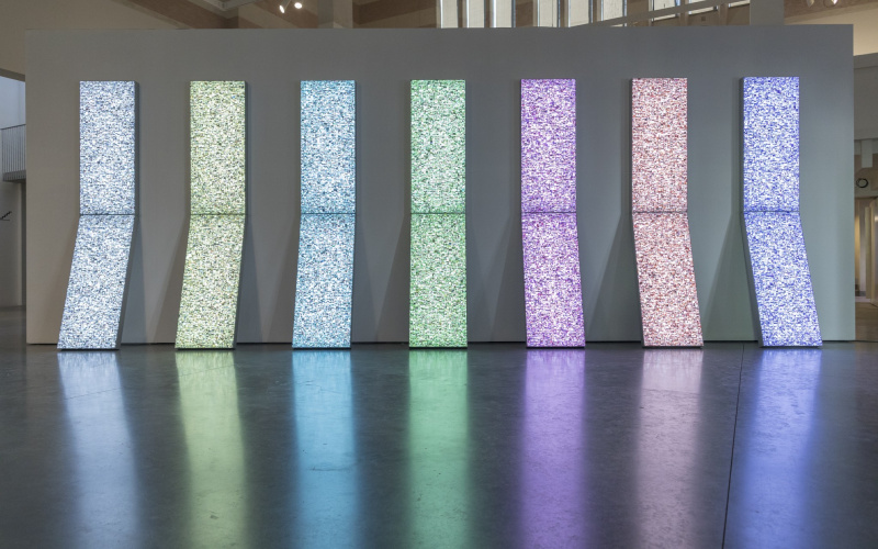 Blick in die Ausstellung »GLOBAL CONTROL AND CENSORSHIP« in Žilina