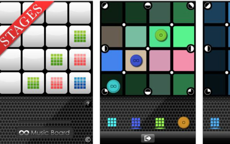 Screenshots der App »Music Board«