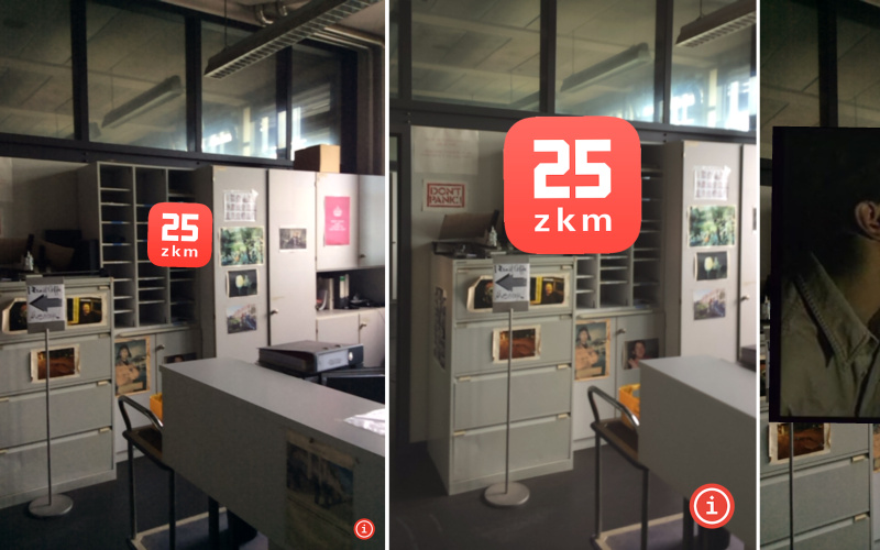 Screenshots der App »ZKM Flashback«