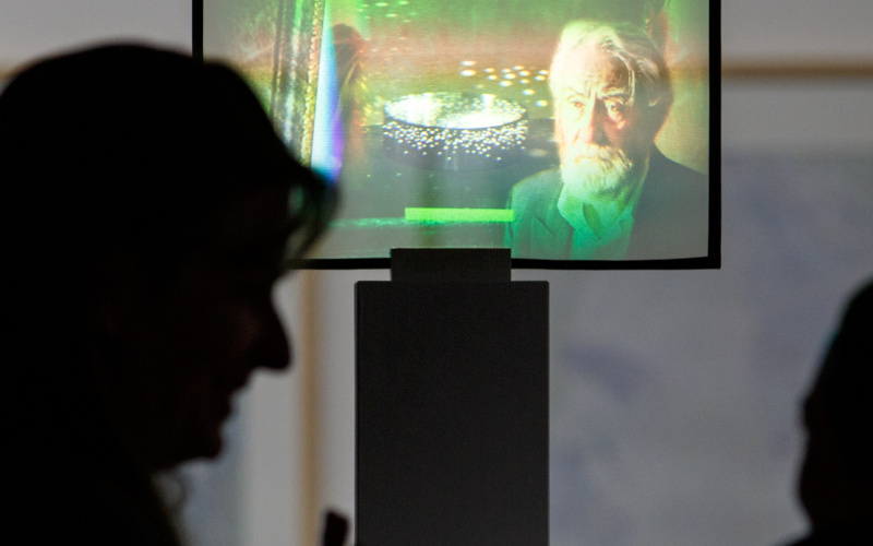 Lichtinstallation »Dieter Jung. Between and Beyond«