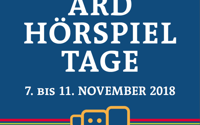 Plakat ARD Hörspieltage 2018