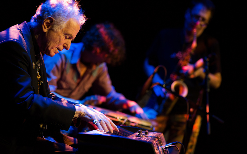 David Amram am Kalvier