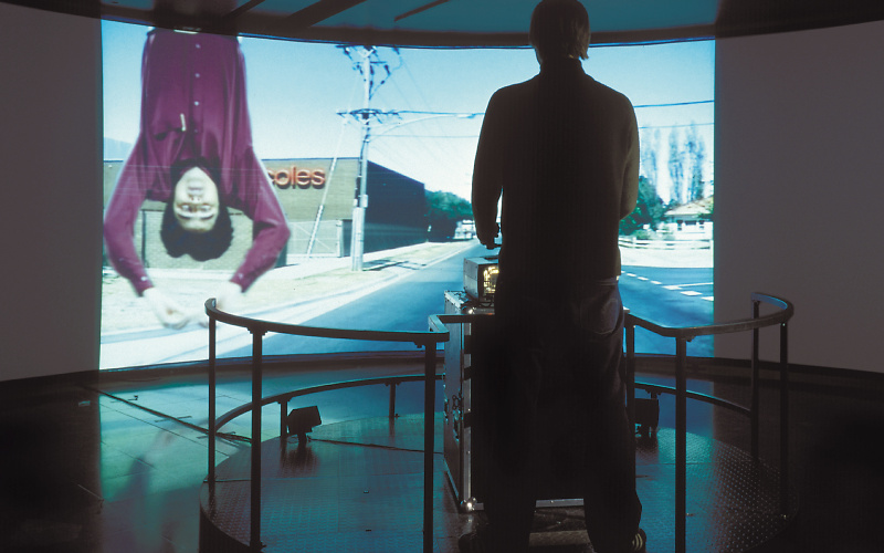 Installationsansicht "Jeffrey Shaw: Place-Ruhr"
