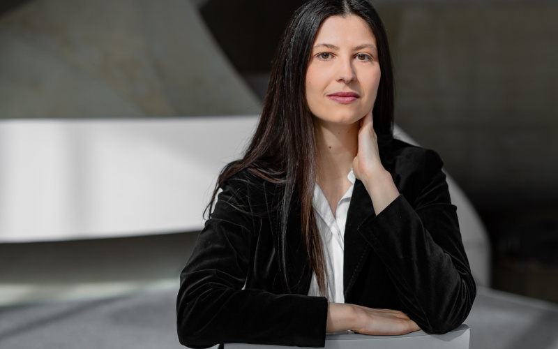 Portrait von Giga-Hertz-Preisträgerin Artemi-Maria Gioti