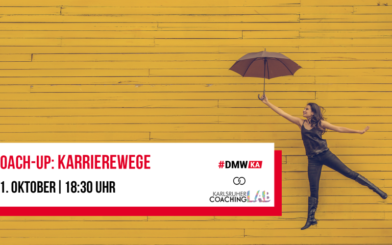 Plakat für die Veranstaltung Coach-Up Karrierewege 