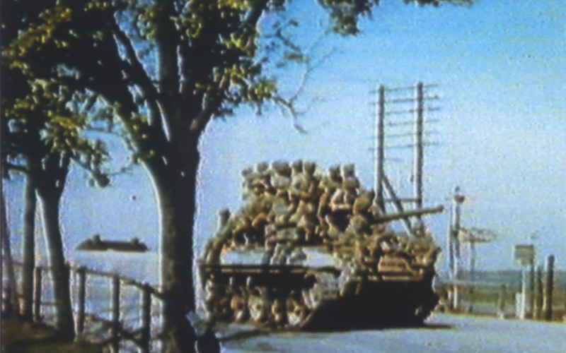 Detail der Ausstellung "Screening War"