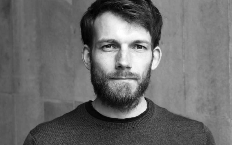 Schwarz/Weiß portrait of Mattis Kuhn