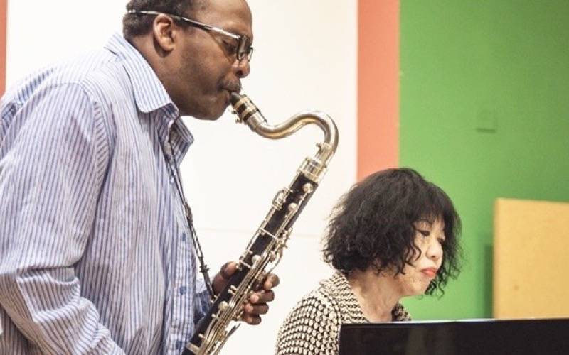 David Murray & Aki Takase bei Aufnahmen
