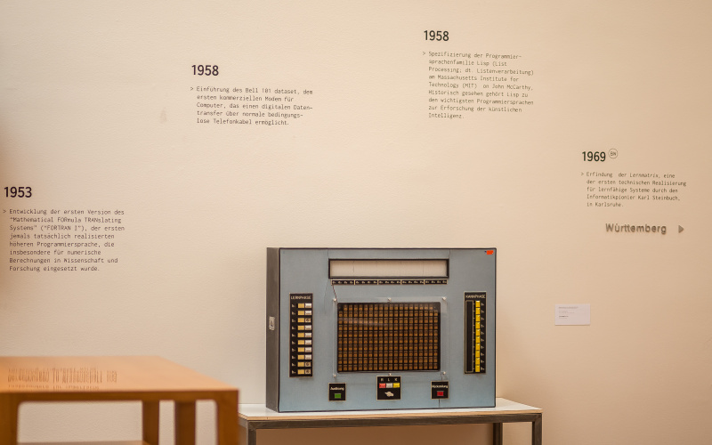 Impressionen der Ausstellung »Open Codes« in der Landesvertretung BW in Berlin.