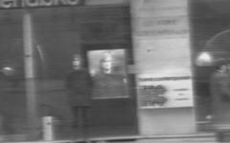 Exhibition of Jochen Gerz besides his photographic reproduction