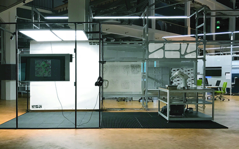 Installationsansicht »Spatial Code Lab« 