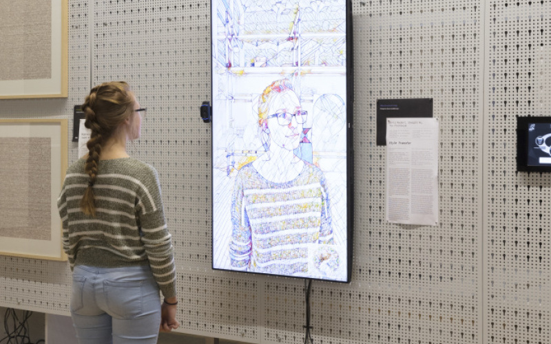 Blick in die Ausstellung »Open Codes« 