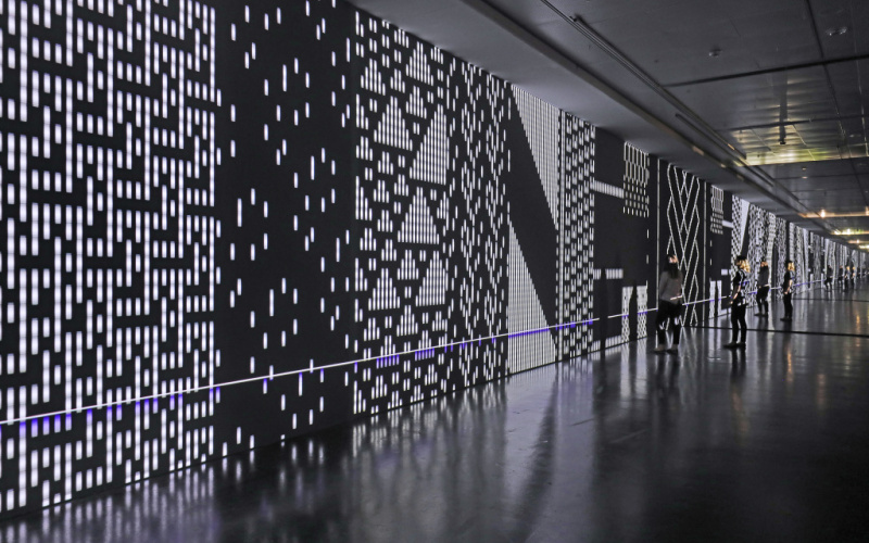 Blick in die Ausstellung »Datumsoria«