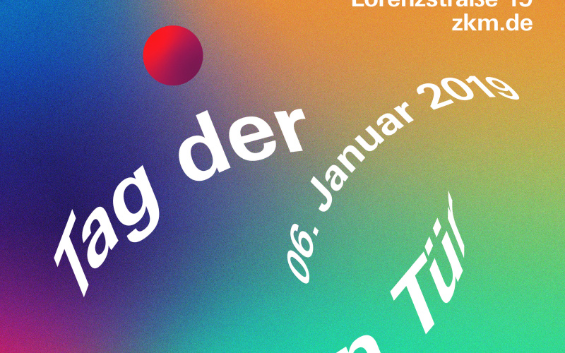 Plakat zum Tag der offenen Tür 2019