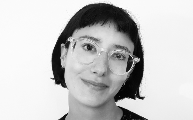 Black and White Portrait of Lili Carr