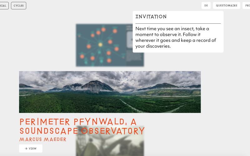 Screenshot »Critical Zones« Ausstellung 